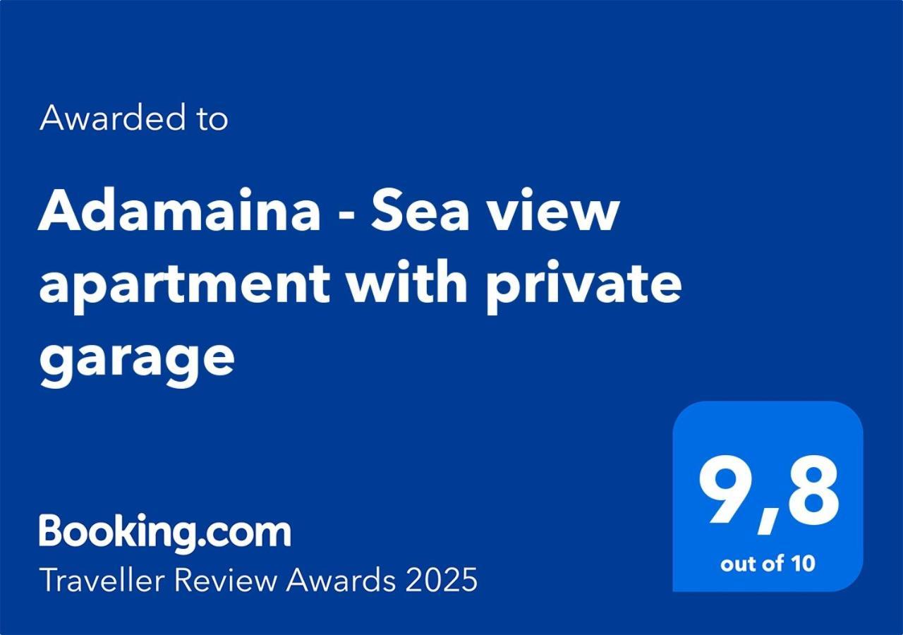 Adamaina - Sea View Apartment With Private Garage 东塞斯特里 外观 照片